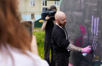 Художники из девяти регионов России преобразят районы Мурманска: стартовал фестиваль уличного искусства «РОСТ»